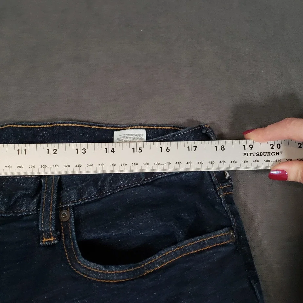 Old Navy Slim Jeans Mens 36x30‎ Blue Rinse Wash Built-In Flex Stretch Tough